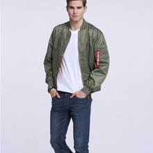 Men Bomber Flight Jacket Baseball Varsity College Casual jackets Pilot Air Force Waterproof winter Outwear Coats drop shipping 2024 - buy cheap