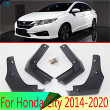 Juego de guardabarros para coche, accesorios de estilo para Honda City 2014, 2015, 2016, 2017, 2018, 4 unids/set 2024 - compra barato