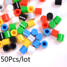 50Pcs/lot Tactile Push Button Switch Cap To 6mm*6mm Self-locking Switch Button Cap Round Key Caps 2024 - buy cheap