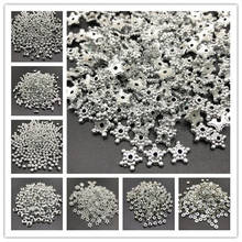 50-200pcs Silver Jewelry Accessories Acrylic Beads  Loose Hole Beads Jewelry Accessories Beads Jewelry Making DIY 2024 - buy cheap