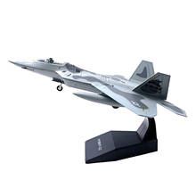 Avião de liga de metal flash raptor, aeronave militar de força aérea dos eua, modelos de fundição em escala 1:100 2024 - compre barato