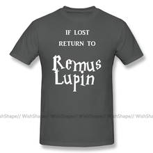 Moony Music Tee Shirt If Lost Return to Remus Lupin Letter Print T Shirt Plus Size T-Shirt Basic Men's Short Sleeve T-Shirts 2024 - buy cheap