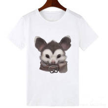 CZCCWD-Camiseta con estampado de mascotas para niños y niñas, camisetas de manga corta con dibujos animados divertidos, Tops de cuello redondo, novedad de verano 2024 - compra barato