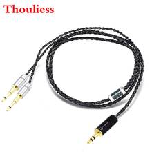 Thouliess HIFI посеребренный кабель для обновления наушников для OPPO PM-1 PM-2 HE1000 400S 560 наушники (2x2,5 мм Расширенный разъем) 2024 - купить недорого