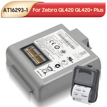 Bateria original de substituição para impressoras móveis zebra ql420 ql420 + plus, baterias 4200mah 2024 - compre barato