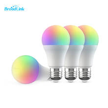 4-Pack BroadLink LB27R1 E27 E26 RGB Smart Bulb works with Alexa and Google Home 2024 - buy cheap