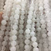 8MM Genuine Gemstone Angola Cloud Quartz Minerals Healing Power Natural Stone Beads For Jewelry Making DIY Wholesale Price 2024 - buy cheap