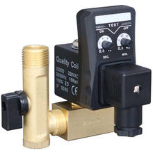 Электромагнитный клапан Dn15 для воздушного компрессора и конденсата, электромагнитный электронный сливной клапан с таймером, 1/2 дюйма 2024 - купить недорого