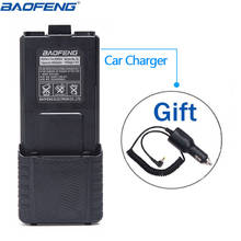Baofeng UV-5R 7.4V 3800mAh High Capacity Battery with Car Charger Cable For BaoFeng UV-5R UV-5RE BF-F8HP Walkie Talkie Radio 2024 - compra barato