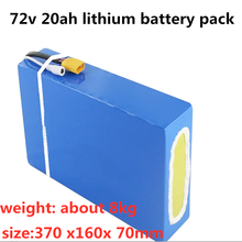 Bateria de lítio gtk, alta capacidade, 1500w, li-ion, 72v, 20ah, pacote de bateria, com bms para e-bike/triciclo + carregador 3a 2024 - compre barato