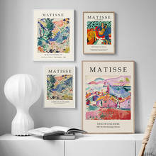 Pintura en lienzo de estilo colorido abstracto para decoración del hogar, carteles de imágenes Matisse para pared de exhibición, sala de estar Interior 2024 - compra barato