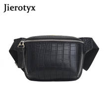 JIEROTYX Fashion Women Waist Belt Bag Wholesale 2020 New Travel Pouch Leather Hip-Hop Ladies Wallet Fanny Pack Waist Bags 2024 - buy cheap