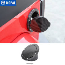 MOPAI Tank Covers for Jeep Wrangler JK Carbon Fbier Grain Car Gas Fuel Tank Cap Cover for Jeep Wrangler 2007-2017 Accessories 2024 - buy cheap