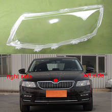 For Skoda Octavia 2015 2016 2017 Transparent Lampshade Lamp Shade Front Headlight Shell Lampshade Cover 2024 - buy cheap