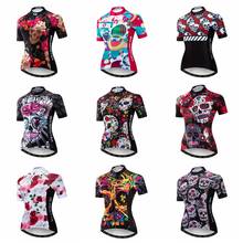 Weimostar-camiseta feminina para ciclismo em jérsei, camiseta para ciclismo, manga curta, mtb, ciclismo de estrada, verão 2024 - compre barato