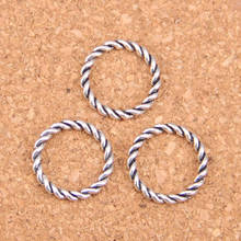 30pcs Charms circle 15mm Antique Pendants,Vintage Tibetan Silver Jewelry,DIY for bracelet necklace 2024 - buy cheap