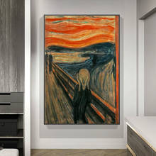 Famous Art Edvard Munch The Scream Canvas Art Paintings Reproductions Abstract Classical Wall Posters Cuadros for Home Decor 2024 - buy cheap