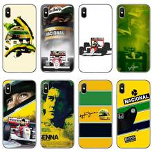 Funda de silicona Ayrton Senna para Huawei, carcasa de teléfono de carreras para Huawei P30, P20 Pro, P10, P9, P8 Lite, Y5, Y6, Y7, Y9, Prime P Smart Plus, 2018, 2019 2024 - compra barato