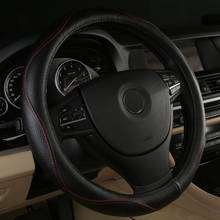 Car Steering Wheels Cover Genuine Leather Accessories for Dodge Ram Van Shadow Sprinter SRT-4 Stealth Stratus 2024 - buy cheap