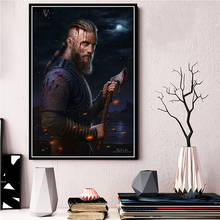Pintura en lienzo de la serie de TV clásica, póster Vikingo, arte de pared, sala de estar, Decoración Retro del hogar 2024 - compra barato