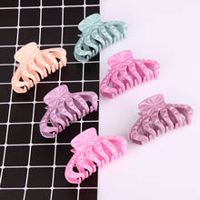 Hot new Simple fashion large 9cm resin Candy colors clip Bangs Hairgrip Women girl Barrette Hair Accessories Headdress wholesale 2024 - buy cheap