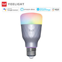 Yeelight-bombilla LED inteligente 1SE E27, RGBW luz regulable de Color, 6W, 100V, 240V, Wifi, Control por aplicación, funciona con Google Mi Home, alexa 2024 - compra barato