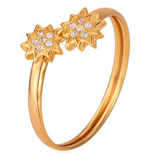 Collare brazalete de cristal de diamantes de imitación para mujeres pulseras brazaletes de joyería con estrellas al por mayor H618 de moda de Color oro/plata 2024 - compra barato