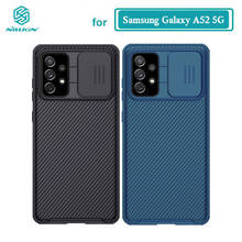 Nillkin-funda protectora deslizante para Samsung Galaxy A72, cubierta protectora para cámara, 4G/5G 2024 - compra barato