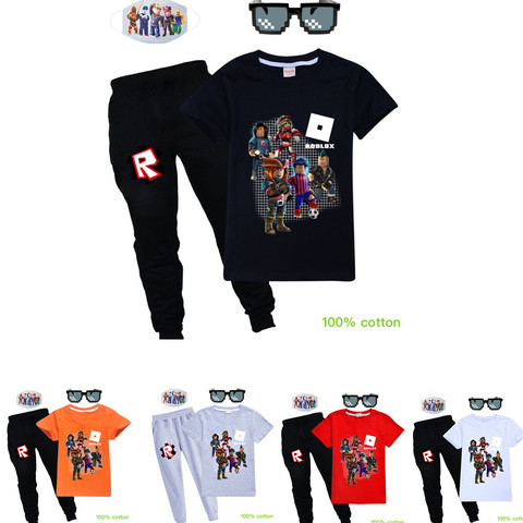 Big Boy Baby Clothes Suit Children Fashion Boys Girls Roblox Cartoon T Shirt Trousers 4pcs Set Casual Clothing Kids Tracksuits Buy Cheap In An Online Store With Delivery Price Comparison Specifications Photos - girl camo pants hot roblox id