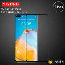 YIYONG 9D Full Glue Cover Glass For Huawei P40 Lite E 5G P30 P20 Pro Tempered Glass Screen Protector For Huawei P30 Lite Glass 2024 - buy cheap