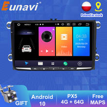 Eunavi-Radio Multimedia con GPS para coche, Radio con Android, 2DIN, para Volkswagen, VW, Skoda Octavia, Golf 5, 6, Passat B6, B7, Touran, Tiguan, Polo, Jetta 2024 - compra barato