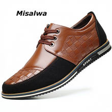 Misalwa tamanho grande 38-48 primavera outono mocassins masculinos sapatos casuais de couro mocassins respirável condução confortável homem apartamentos dropship 2024 - compre barato