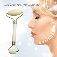 Facial Massage Roller Guasha Board Double Heads Jade Stone Face Lift Body Skin Relaxation Slimming Beauty Neck Thin Lift 2024 - buy cheap