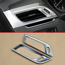 Chrome Parts Fit For BMW X1 F48 2016 2017 2018 2019 2020 Accessories Front Side Air Vent Outlet Cover Trim Frame Decoration