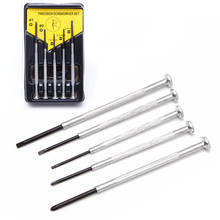5Pcs/Set Precision Screwdriver Micro Jewelers Mini Watchmakers Tools New Sell 2024 - buy cheap