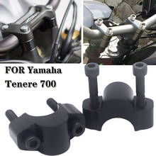 For Yamaha Tenere 700 Tenere700 Motorcycle Accessories Handlebar Risers Mounting Clamp Mount Riser Clamps CNC Billet Aluminum 2024 - buy cheap