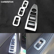 Cubierta de interruptor de WINDOWN cromado INTERIOR, moldura de PANEL para tablero, accesorios de puerta INTERIOR para MAZDA CX5 CX-5 2012 2014 2015 2016 2024 - compra barato