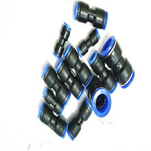 100pcs/pack PU Pneumatic fittings I type 2-way Straight connector for 4mm 6mm 8mm 10mm 12mm tube 2024 - buy cheap