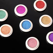 Nail titanium powder Solid-Powder Magic Mirror Nail Powder Cushion Pen Holographic Laser Nail Art Glitter Solid Chrome Pigments 2024 - buy cheap