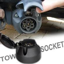 7 Pin EU Towbar Towing Plugs Truck RV Caravan Socket Trailer Connector 12V Plug Adapter Protector Connections Car Accessories 2024 - buy cheap