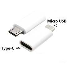 Переходник Micro USB (штекер)/Type C (гнездо) для телефонов Android, цифровой преобразователь данных и зарядного устройства, разъем Type-C для подключения Huawei 2024 - купить недорого