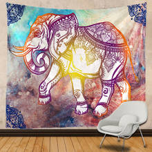 Elephant Indian Mandala Tapestry Wall Hanging Boho decor macrame hippie Witchcraft Tapestry 2024 - buy cheap