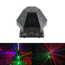 DMX 180° rotation RGB laser light DJ stage lighting show projector 2024 - buy cheap