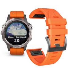 YOOSIDE Fenix 6X Wristband 26mm Quick Fit Silicone Sport Waterproof Watch Band Strap for Garmin Fenix 5X5X Plus/Fenix 3 HR 2024 - buy cheap