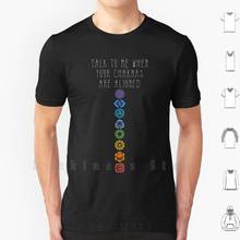 Camiseta de algodão diy com chakras, camiseta do seu chakra yoga yoga yoga 2024 - compre barato