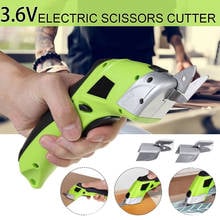 3.6V Cordless Rechargeable Electric Scissors Fabric Leather Cloth Sewing Cutting Knife Tailor Scissor Shears Handheld Scissors 2024 - buy cheap