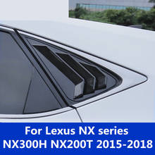 For Lexus NX series NX300H NX200T 2015-18 true carbon fiber Rear window Louver Modification false tuyere decoration Accessories 2024 - buy cheap