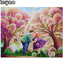 Full Square/Round Drill cartoon fat lady 5D DIY Diamond Painting "sweet kiss,pink love" Embroidery Cross Stitch 3D Home Decor 2024 - buy cheap