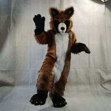 Costume Furry Suit Mascot Longhair Red Panda Fursuit Cosplay Party Fancy Dress Carnival Costume Adult Size 2024 - buy cheap