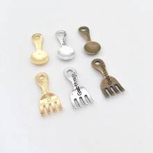 Fashion 17 pcs Spoon fork charms fit DIY handmade necklace earring bracelet charms  Jewelry Making 2024 - buy cheap